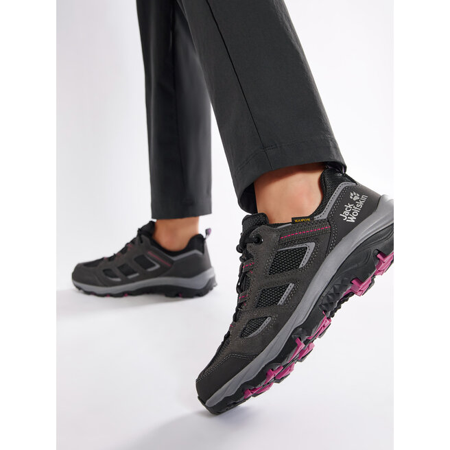 Jack Wolfskin Туристически Jack Wolfskin Vojo 3 Texapore Low W 4042451 Dark Steel/Purple