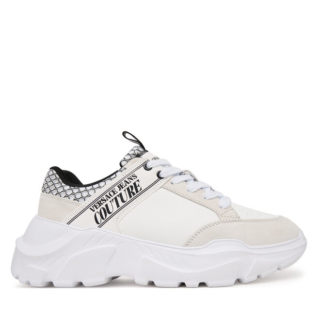 Sneakersy Versace Jeans Couture 80YA3SC2 Biały - męskie