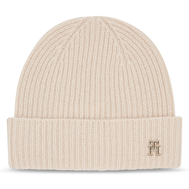 Σκούφος Tommy Hilfiger Cashmere Chic Beanie AW0AW15321 Cashmere Creme ABH