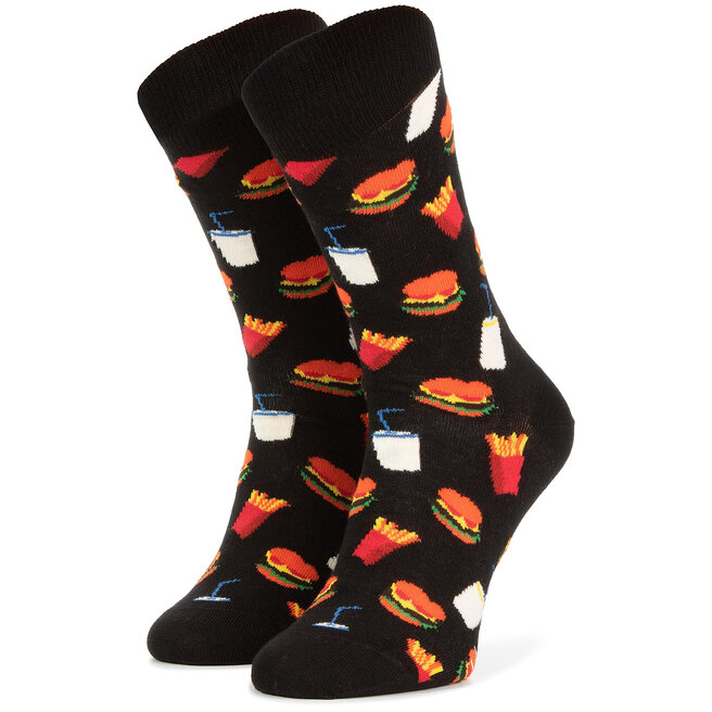 Șosete Înalte Unisex Happy Socks HAM01-9000 Negru epantofi-Accesorii-Textile-Șosete-Bărbați-Înalte