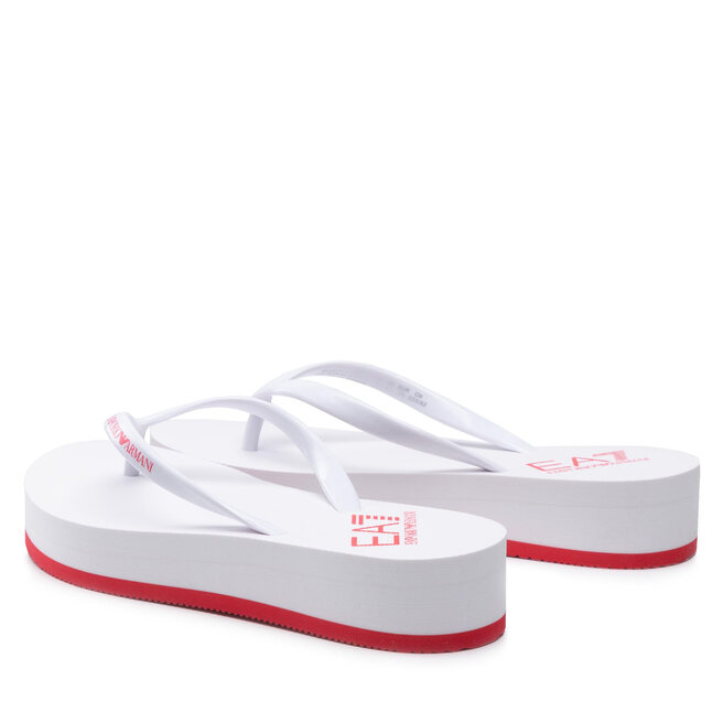 EA7 Emporio Armani Джапанки EA7 Emporio Armani XFQ013 XK085 Q718 White/High Risk
