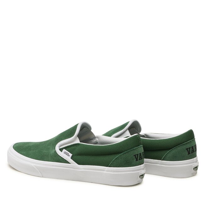 Forest green slip on vans hotsell