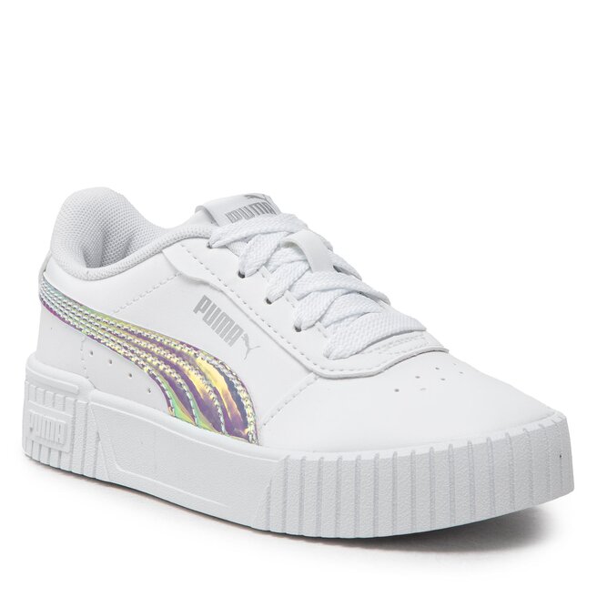 Puma Сникърси Puma Carina 2.0 Holo Ps 387987 01 Puma White/Puma Silver