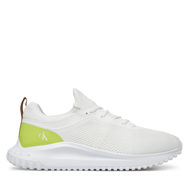 Sneakersy Calvin Klein Jeans Eva Runner Tech Knit - Biały
