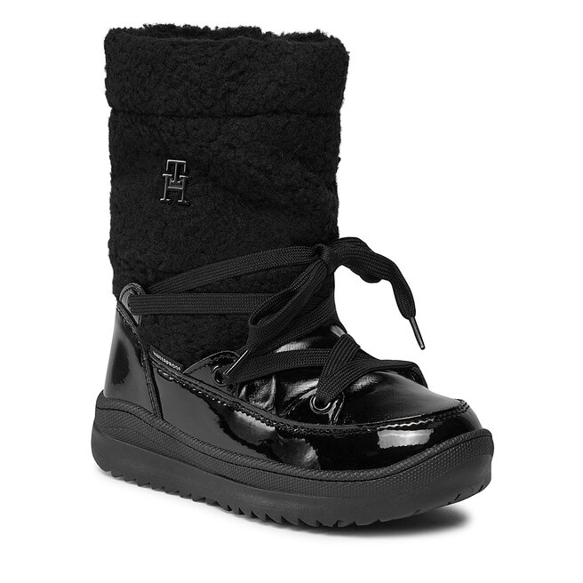 Tommy Hilfiger Cizme de zăpadă Tommy Hilfiger T3A6-33067-1630999 M Black 999