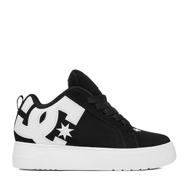 Sneakersy DC Shoes EO-COURT GRAFFIK PLATFORM DC02422004 Czarny - kobiece