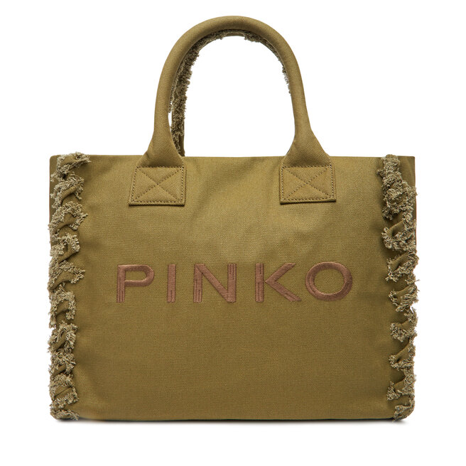 Torba PINKO Beach Shopping PE 24 PLTT 100782 - Zielony