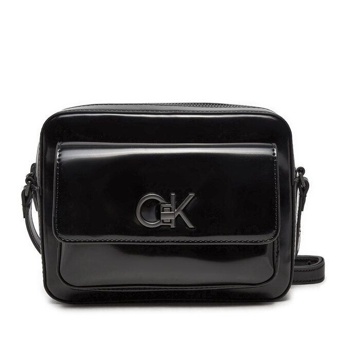 Torebka Calvin Klein Re-Lock Camera - Czarny