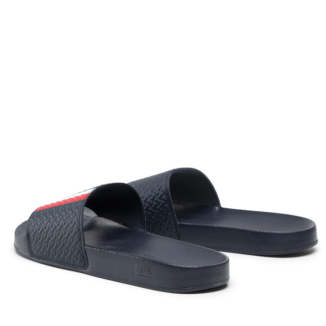 Tommy Hilfiger Mules / sandales de bain Tommy Hilfiger Corpoate Monogram Pool Slide FM0FM03975 Desert Sky DW5