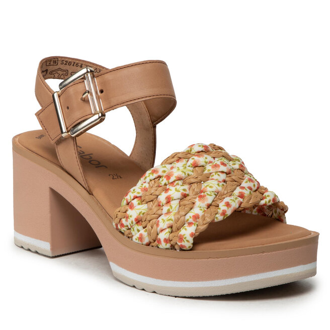 Sandale Gabor 84.691.40 Flower/Cognac