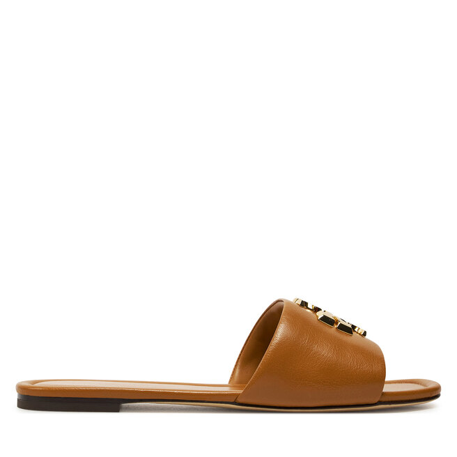 Klapki Tory Burch Eleanor - Brązowy