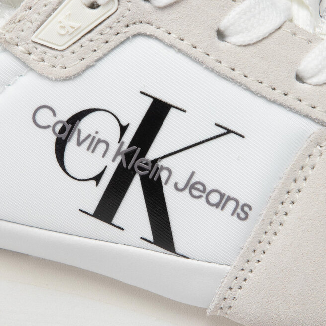 Calvin Klein Jeans Αθλητικά Calvin Klein Jeans Runner Sock Laceup Ny-Lth YW0YW00832 Bright White YAF
