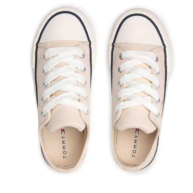 Tommy Hilfiger Scarpe da ginnastica Tommy Hilfiger Low Cut Lace-Up Sneaker T3A4-32118-0890 M Beige 500