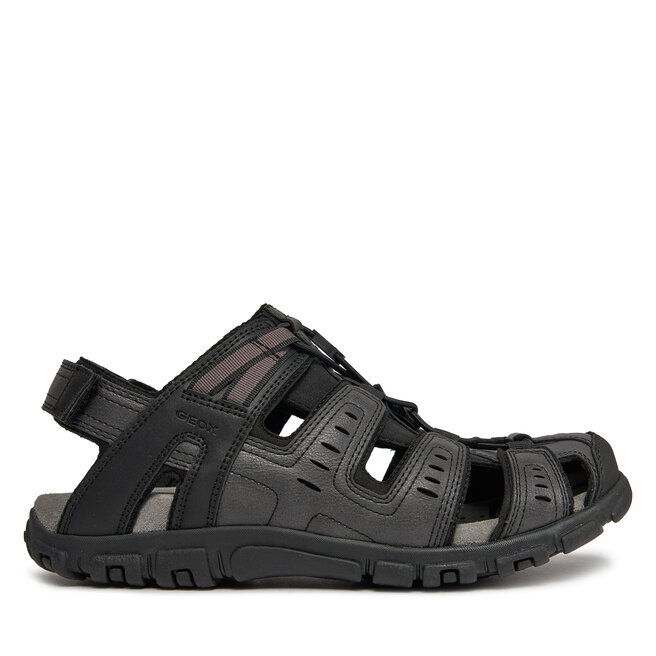 Sandały Geox Uomo Sandal Strada U4524C 000ME - Czarny