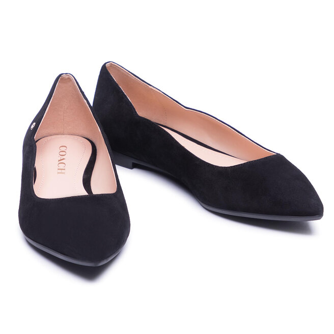 Coach Balerini Coach Vierra Suede Skimmer G5224 1100148 Black