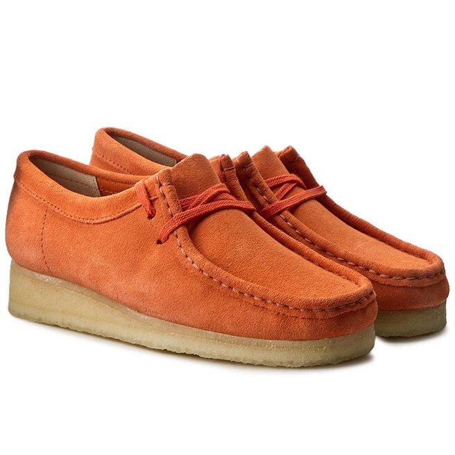 Półbuty Clarks Wallabee 261227434 Light Coral | eobuwie.com.pl