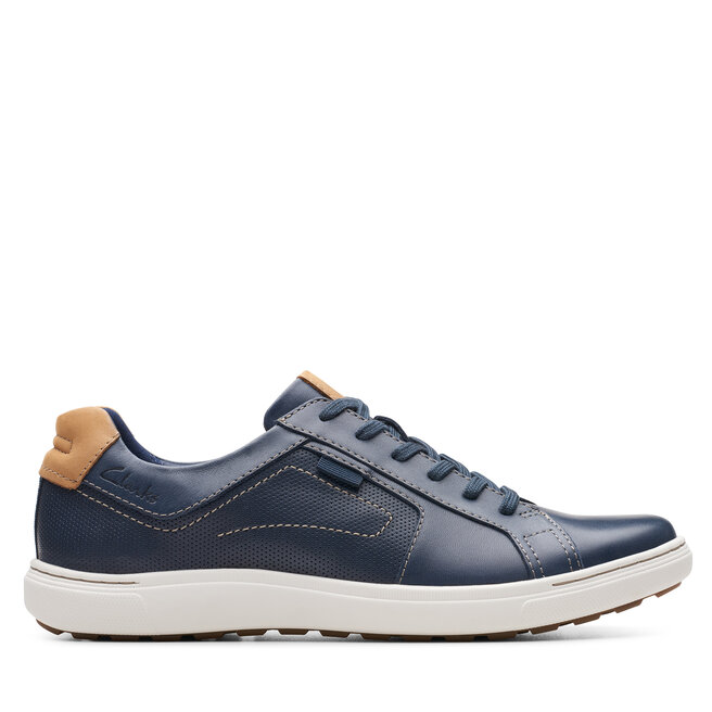 Sneakersy Clarks Mapstone Lace - Granatowy