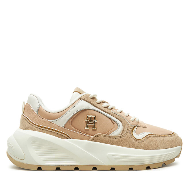 Sneakersy Tommy Hilfiger Chunky Fashion Runner - Różowy