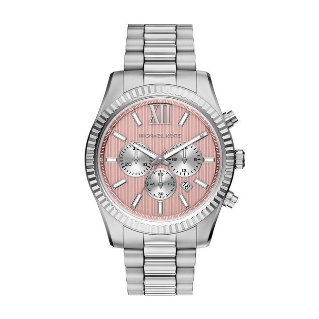 Zegarek Michael Kors Lexington Man Chrono MK9247 Srebrny -