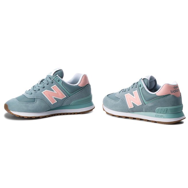 Sneakersy New Balance WL574FLB Modr eobuv.cz