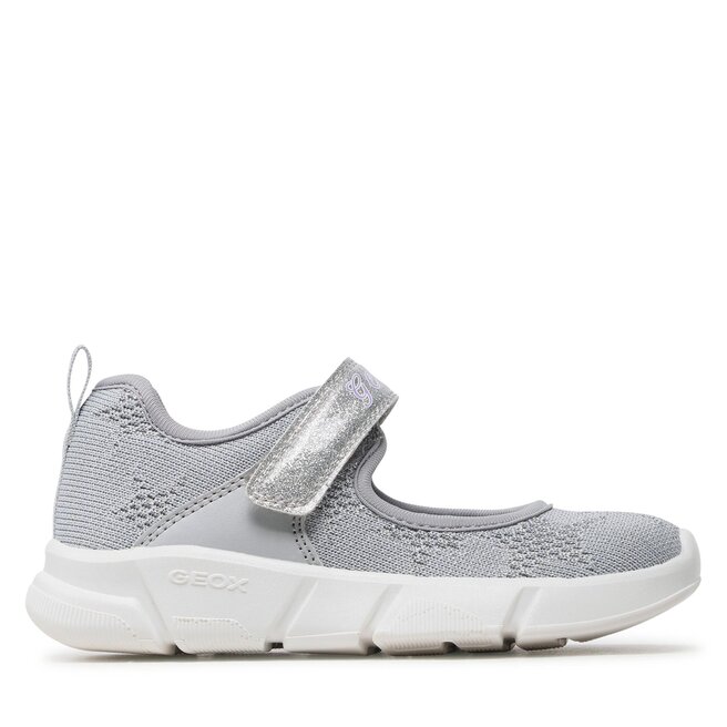 Geox Балеринки Geox J Aril Girl J35DLF07QBCC1007 S Silver