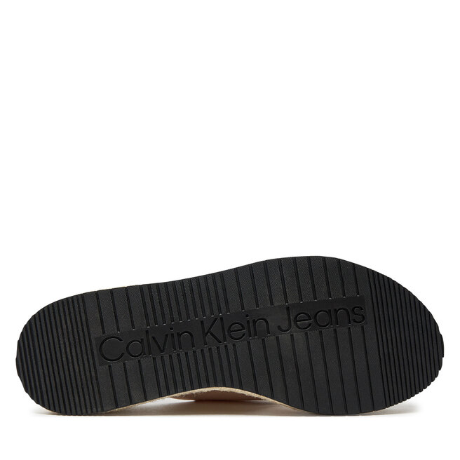 Espadrile Calvin Klein Jeans Sporty Wedge Rope Sandal Mr YW0YW01364 Bej ...