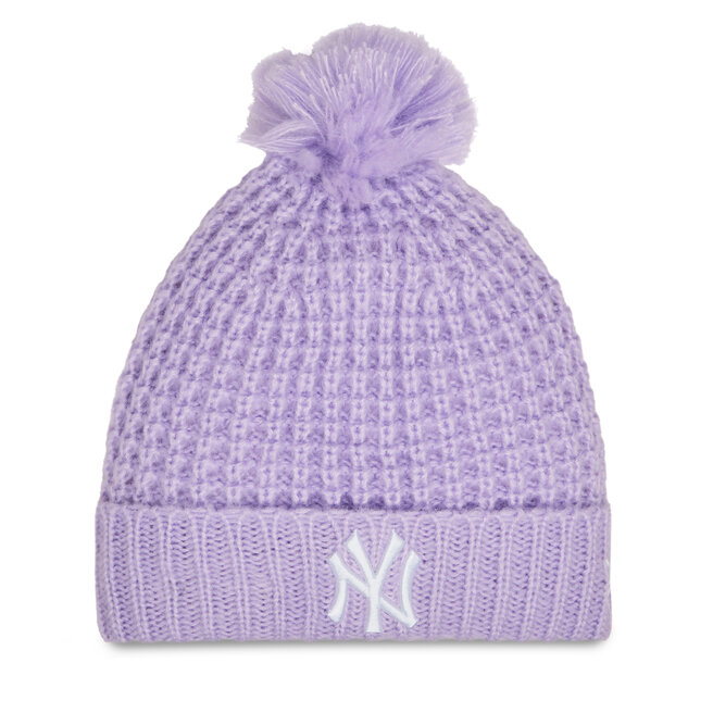 Czapka New Era Wmns Cosy Pom - Fioletowy