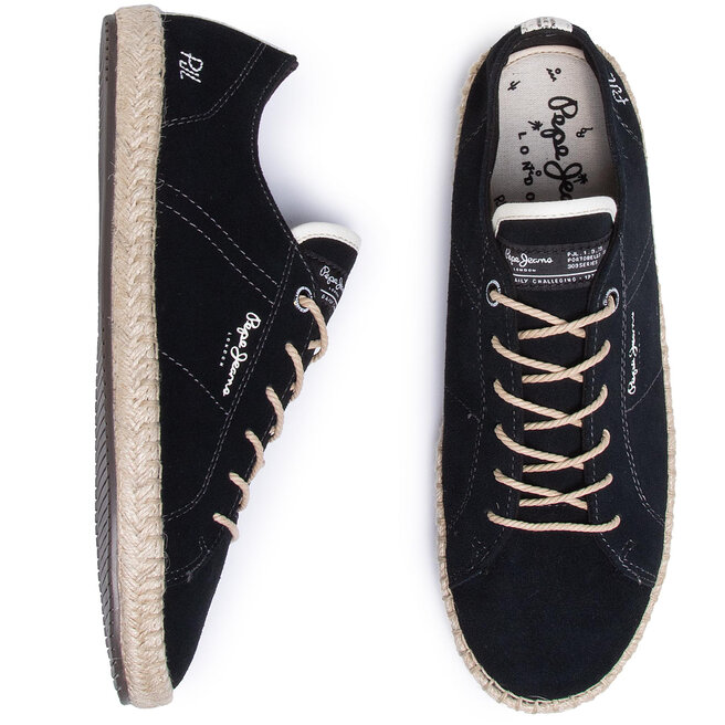 Espadril s Pepe Jeans Tourist Lamu Suede PMS10287 Antracite 982