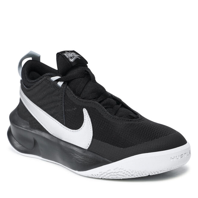 Pantofi Nike Team Hustle D 10 (Gs) CW6735 004 Black/Metallic Silver/Volt (Gs) imagine noua