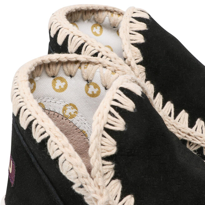 Mou Pantofi Mou Summer Eskimo Sneaker Perforated Suede SW211000O Bkwh