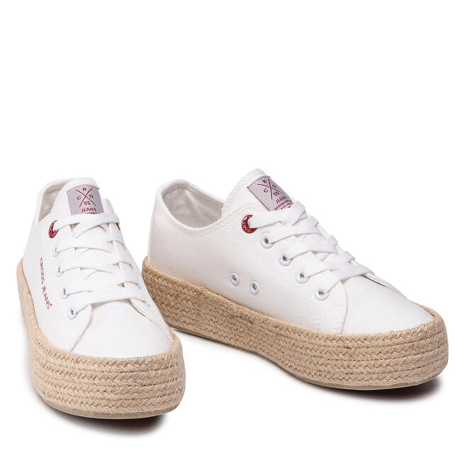 Cross Jeans Еспадрили Cross Jeans JJ2R4005C White