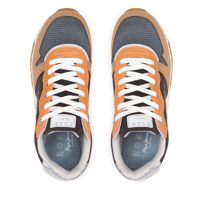 Pepe Jeans Сникърси Pepe Jeans Koko Yto PLS31366 Dark Mocca 887
