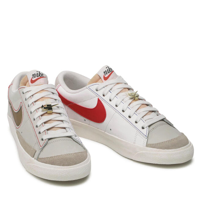 Boty NIKE - Blazer Low'77 Prm DH4370 002 Light Bone/Summit White - Sneakersy - Polobotky 