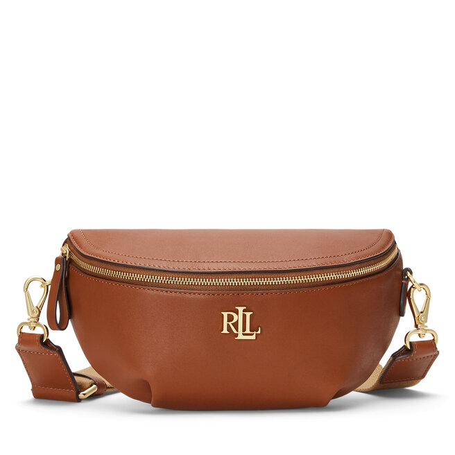Saszetka nerka Lauren Ralph Lauren - Brązowy