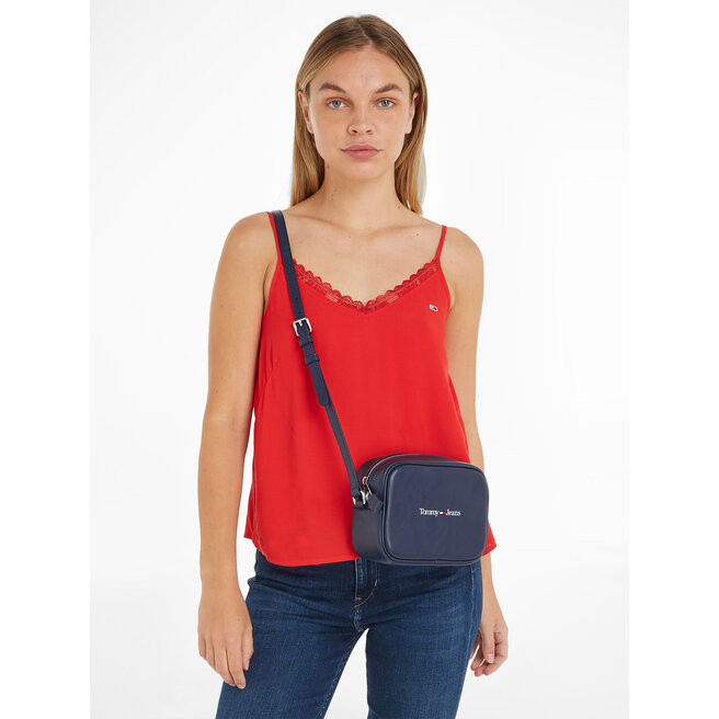 Torebka Tommy Jeans Camera Bag AW0AW15029 Granatowy -