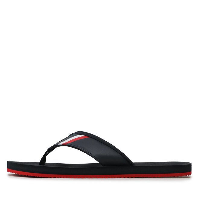 Tommy Hilfiger Flip flop Tommy Hilfiger Comfortable Padded Beach Sandal FM0FM04473 Desert Sky DW5