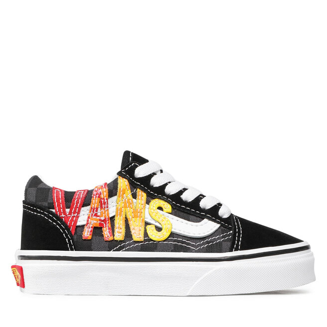 Πάνινα παπούτσια Vans Old Skool VN0A7Q5FABX1 (Flame Logo Repeat) Black