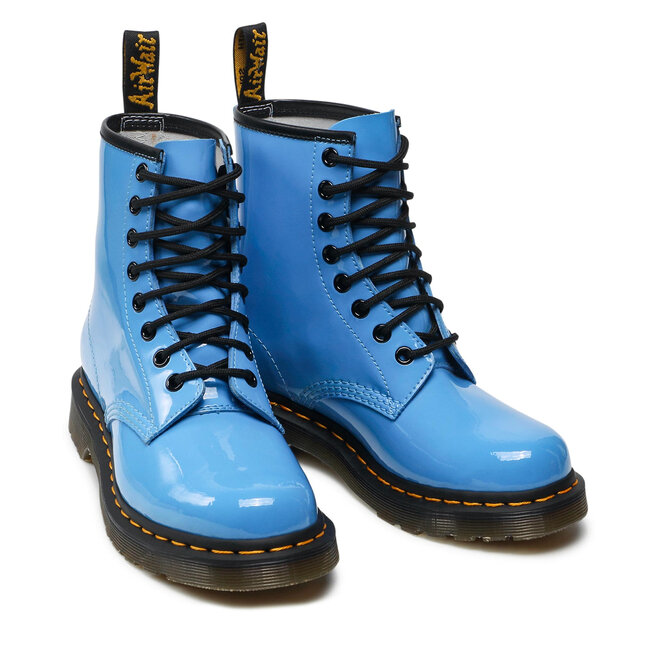 Dr. Martens Chaussures Rangers Dr. Martens 1460 W Patent Lamper 26895416 Mid Blue