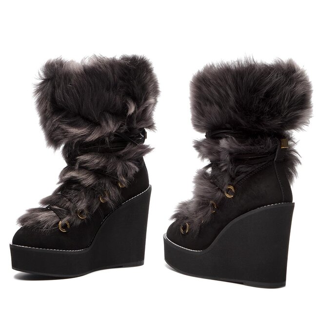 Bottes Stuart Weitzman Nikita YL96050 Black Helsinki chaussures