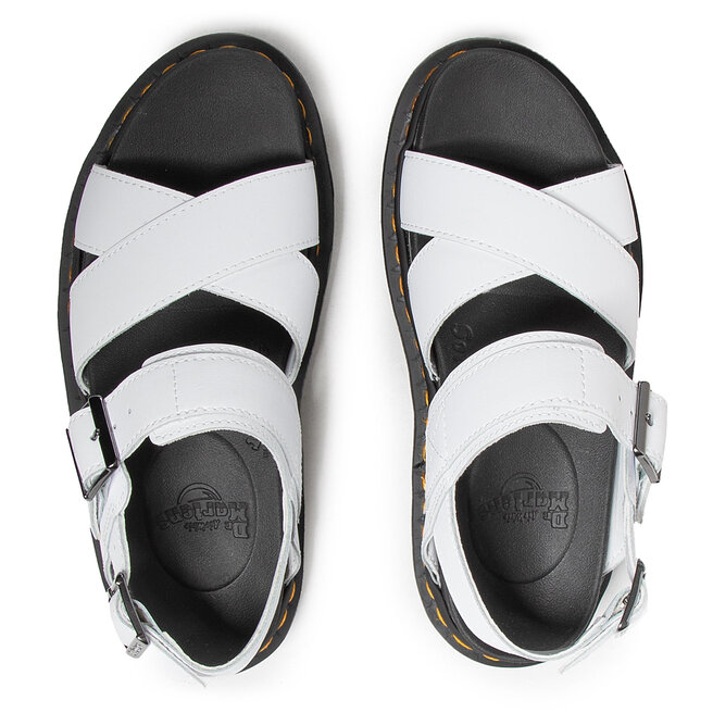 Sanda y Dr. Martens Voss II 26799100 White eobuwie .pl