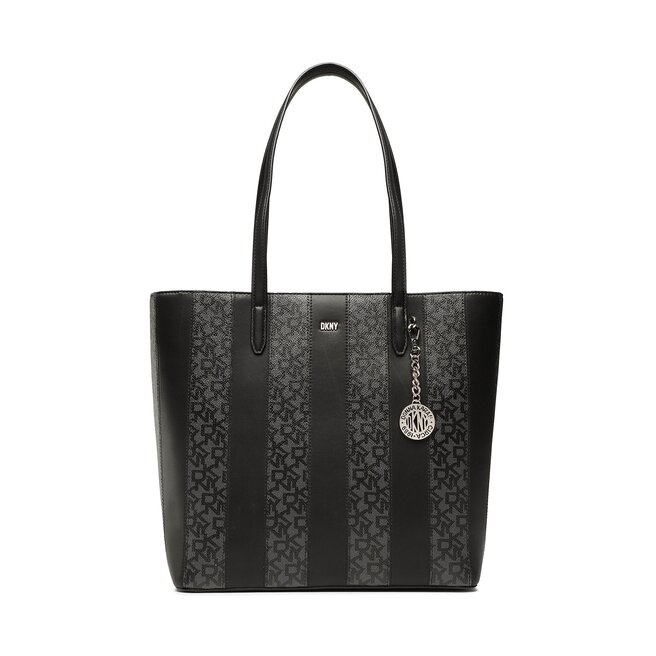 Geantă DKNY Bryant Ns Tote R23A4R73 Bk Logo/Bk XLB