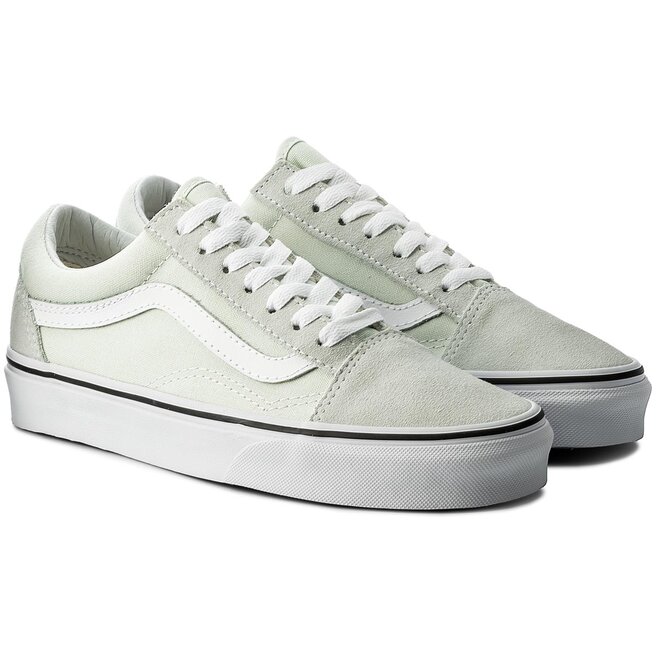 Vans old skool blue flower true white 2025