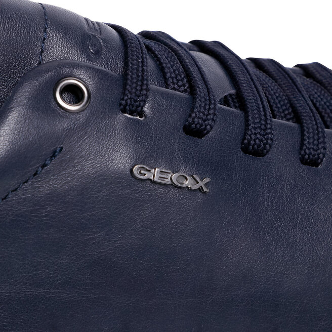 Geox Sneaker Uomo Happy P U0162P – Scarpa Casual In Scamosciato Blu Navy, Suola Traspirante Brevettata, Leggera E Ammortizzata, Taglia 45