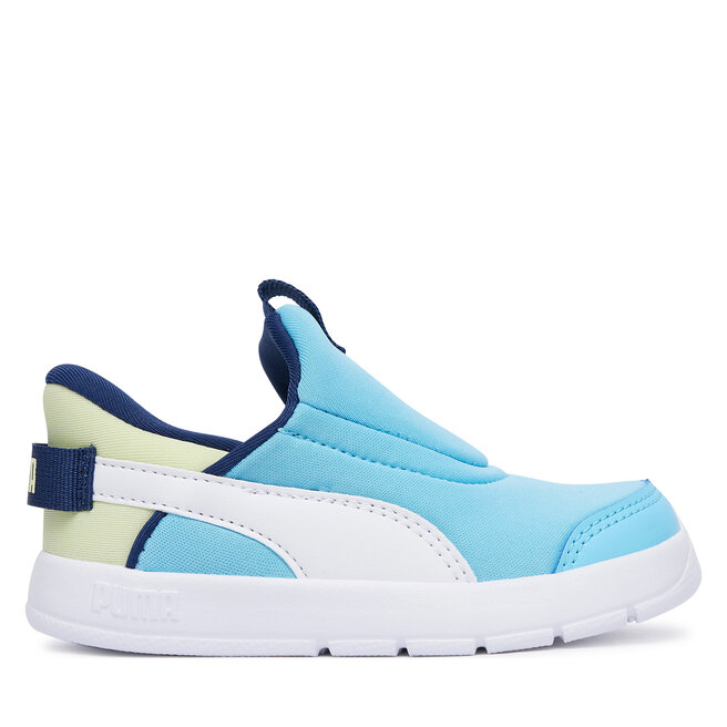 Sneakersy Puma Courtflex v3 Sliptech Inf 399735 Niebieski - chłopięce