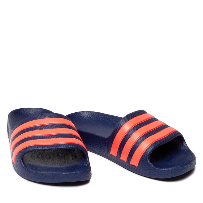 adidas Șlapi adidas Adilette Aqua K GV7856 Dark Blue/Turbo/Dark Blue