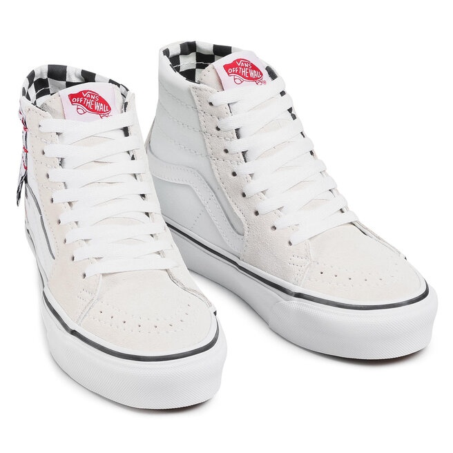 Laisvalaikio batai Vans Sk8-Hi Tapered VN0A4U1624F1 (Diy) White/True White  • Www.eavalyne.lt