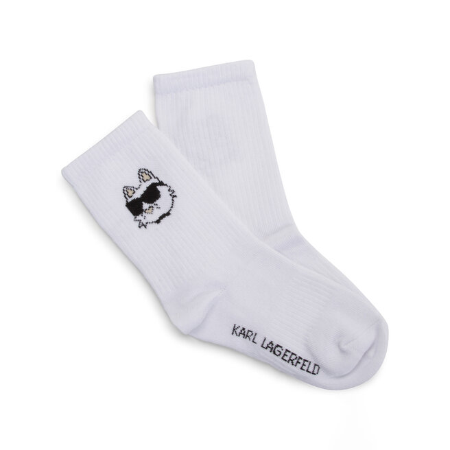 Κάλτσες Ψηλές Παιδικές KARL LAGERFELD Z20092 White 10P