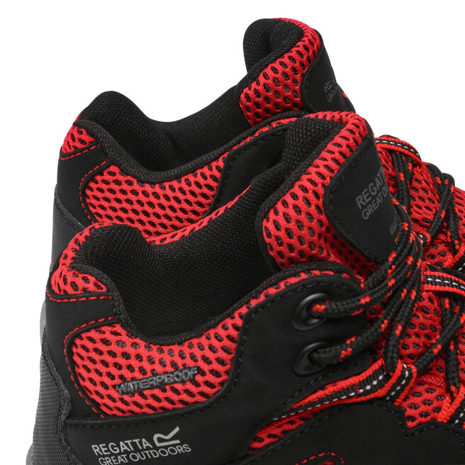 Regatta Trekkings Regatta Holcombe Iep Mid Jnr RKF573 Black/Pepper 9DR