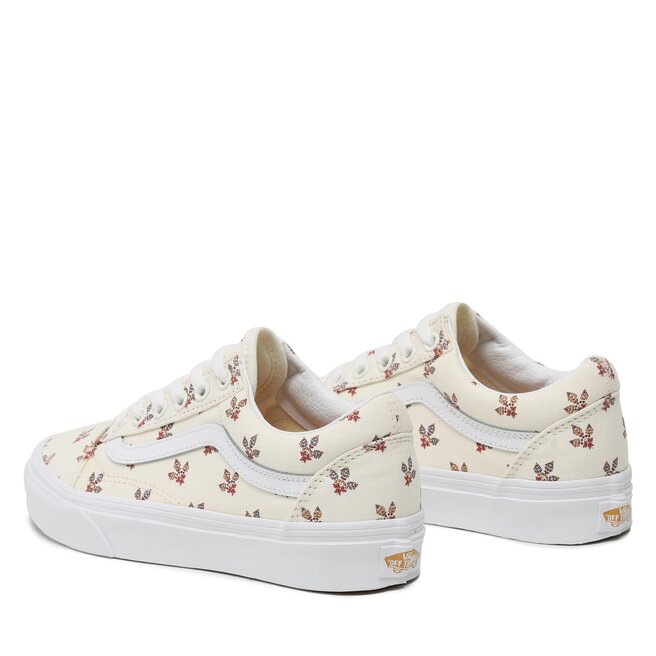 Sneakers aus Stoff Vans Old Skool VN0007NTTBD1 Petit Motif White
