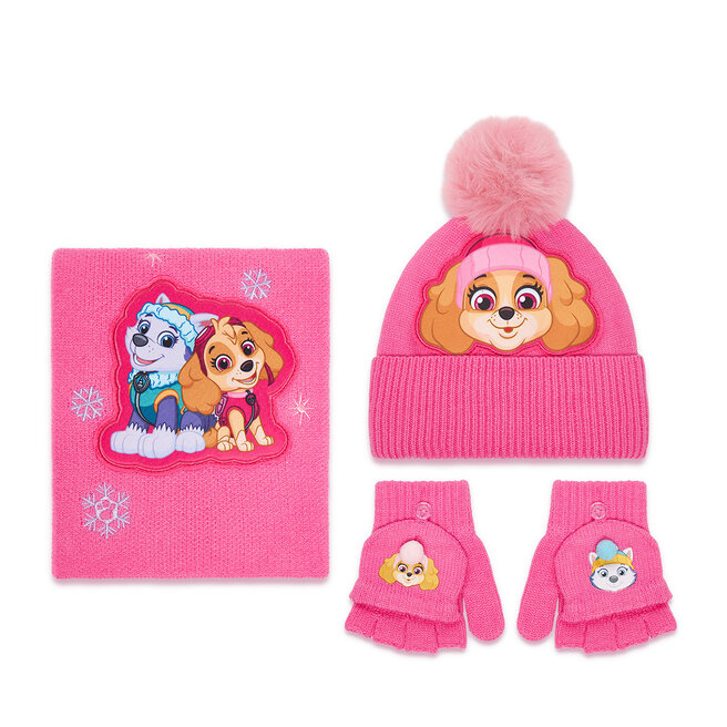 Zestaw czapka, szalik i rękawiczki Paw Patrol